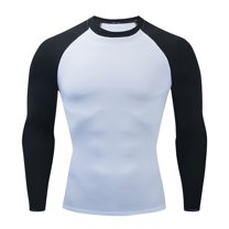 Dovford Mens Raglan Long Sleeve T Shirt Color Block Baseball Jersey Muscle Gym Workout Athletic Shirts Casual Tee Top