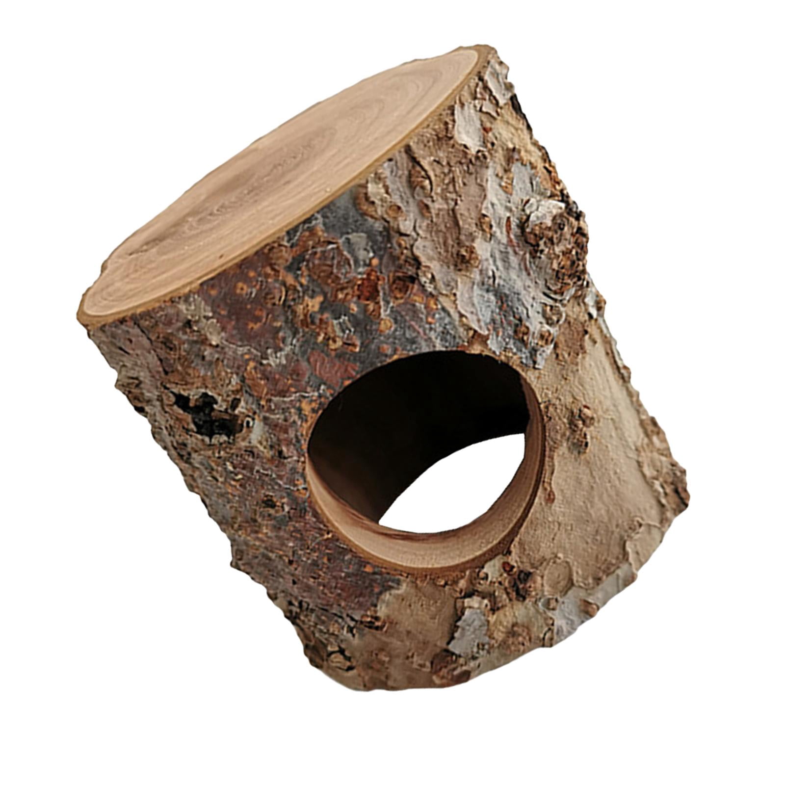 oshhnii Small Animal Hideout Exercise Wooden Hamster Tunnel for Hamster