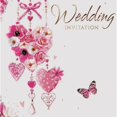 thumbnail image 1 of Simon Elvin - Paquete de invitaciones para bodas (Paquete de 6) (Corazones Rosas), 1 of 2