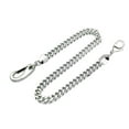 thumbnail image 1 of PENGXIANG 1pc 57cm Mens Trouser Chain Mens Hip Hop Punk Trousers Wallet Key Chain Handcuffs Pendant (Silver), 1 of 6
