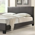 thumbnail image 3 of Modway Alex King Faux Leather Panel Bed in Brown, 3 of 4