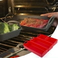 thumbnail image 3 of Mistaha Silicone Baking Pan Divider Set - Non-Stick Cooking Separator Kit, Red 4 Pieces - Eco-Friendly High-Temperature Resilient Bakeware, 3 of 6