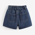 thumbnail image 6 of LIIPEE Girls Shorts Casual Summer Solid Color Cute Pockets Denim Shorts Toddler Kids Soft Elastic Waistband Shorts Comfortable Breathable Daily Shorts,Blue,9-10 Years, 6 of 9