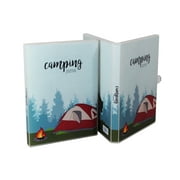 Mini Camping Planner and Scrapbook, 4 Trips, 20 Page Protectors - Forest