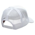 thumbnail image 4 of Japanese Chin Dog Patched Foam Front Golf Style Mesh Back Cap - White OSFM, 4 of 5