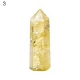 thumbnail image 2 of Cheers.US Faux Crystal Citrine Gemstone Hexagonal Pointed Hexagonal Prism Bars Quartz Citrine Decor for Home, 2 of 6