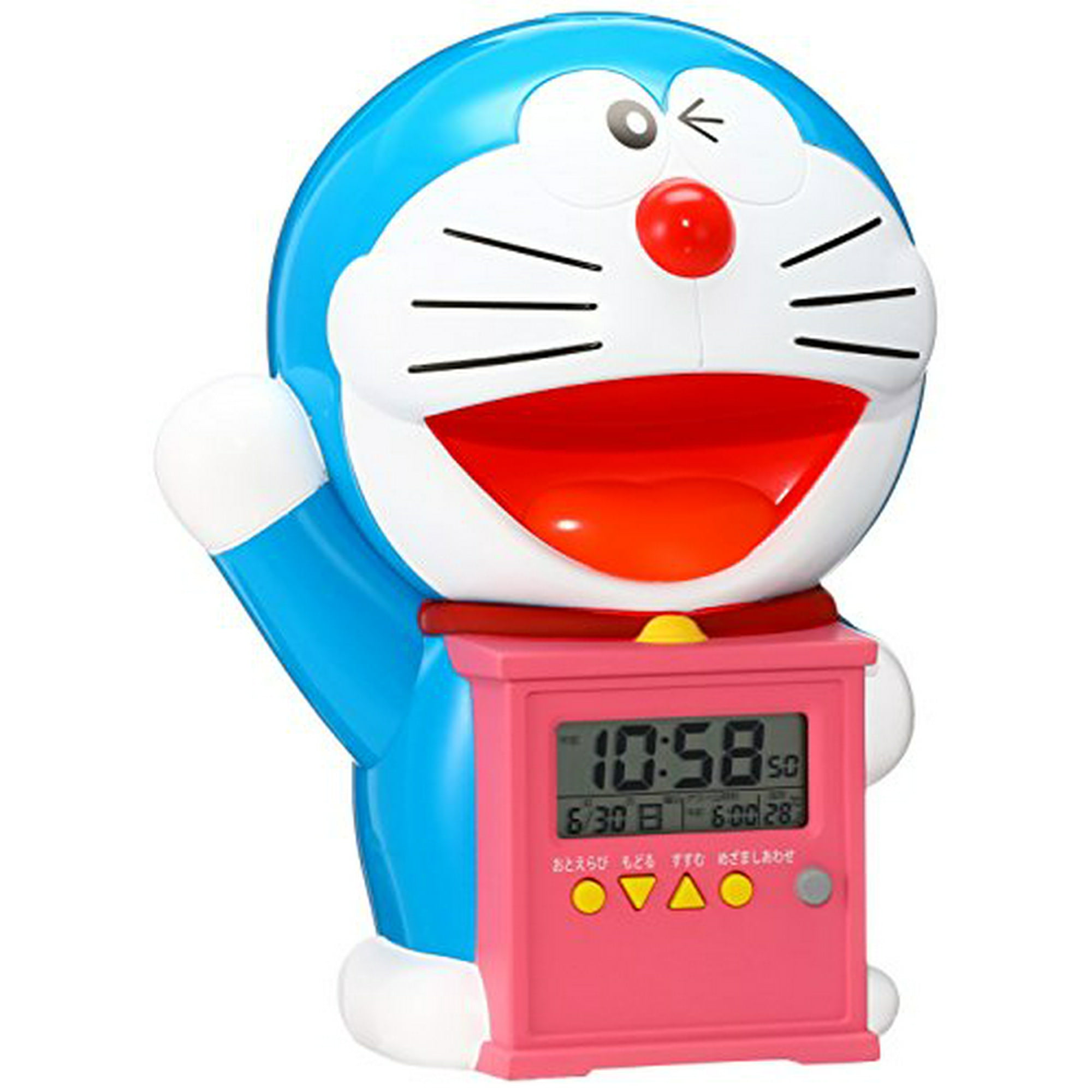 Seiko clock Alarm Clock Doraemon Character type Talking alarm