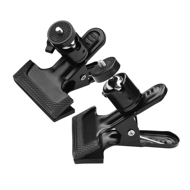 Photography Clamp,Metal Clamp With Head 2 Pcs Rotatable Ball Head Ball Head 2 Clamp With Rotatable Camera Clamp Mount Dsfen Clamp Mount Metal Eryue Camera Clamp Ainn