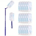 thumbnail image 1 of Feltree Electrostatic Duster Kit with Long and Short Handle, 30 Washable Refills for Cleaning Furniture, Cars, Blinds, Corners - Easy to Use and Reusable, 1 of 8