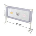 thumbnail image 2 of WAASOSCON Bed Rail for Toddlers 1-Piece, 78.7 Inch Baby Bed Rails with Height Adjustment Guardrail for King Size Bed, 2 of 9