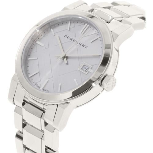 Burberry The City Stainless Steel Watch BU9143 Burberry Unisex Classic Checked Analog Quartz 34mm Watch  main image 4