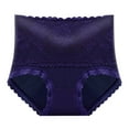 thumbnail image 3 of Swuxness Women's Seamless Stretch Briefs Solid Color Breathable Soft Comfortable Everyday High Waisted Panties, 3 of 4