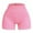 Pink-14, variant on Women's Gym Shorts Elastic Push Up Yoga Shorts Booty Scrunch High Waisted Athletic Leggings Pink L