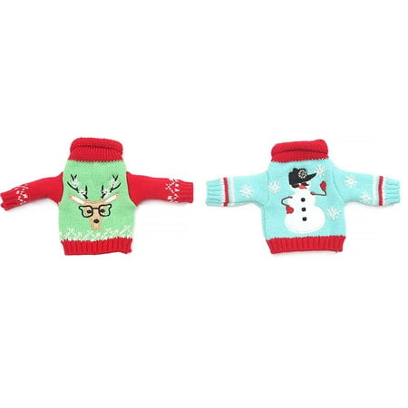 

Christmas Decorations Christmas Table Decoration Christmas Holiday Table Wine Bottle Set Gifts for Family