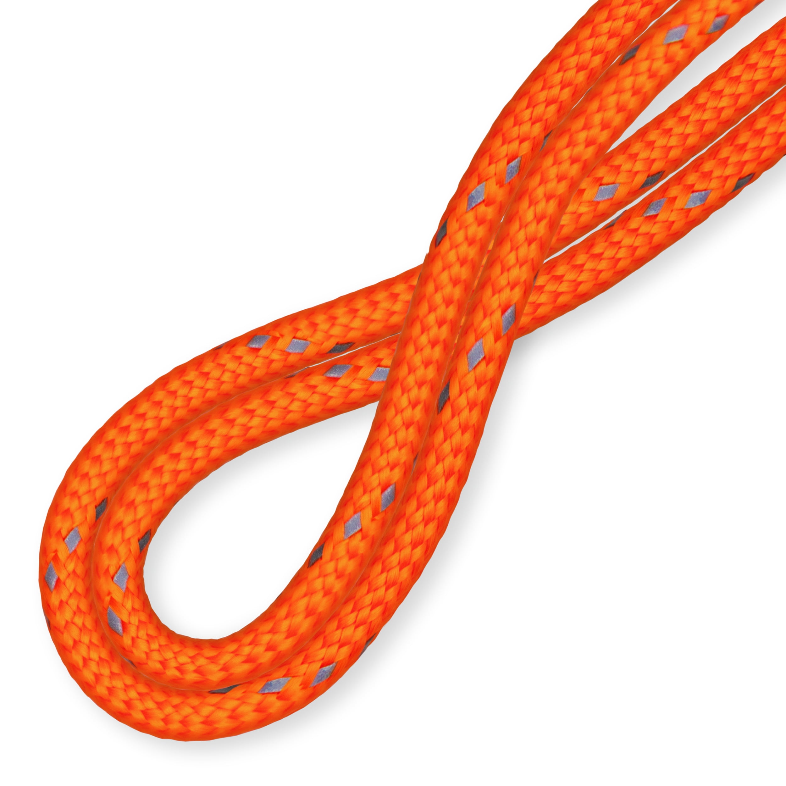 (4 pack) Hyper Tough 5/32 inch x 50 ft, 550 Reflective Paracord, Orange