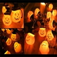 thumbnail image 3 of Cadena de luces LED de Halloween, decoración de Halloween, accesorios para bar, fiesta, luces decorativas de 5 metros de largo con 20 luces, enchufe y fuente de alimentación., 3 of 7