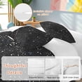 thumbnail image 2 of 3 Piece Black Star Sky Duvet Cover Set Twin Size,Microfiber Comforter/Quilt Cover with Corner Ties and 2 Pillowcases,Modern Country Simple Abstract Pattern All Season Soft Bedding with Zipper Closure, 2 of 8