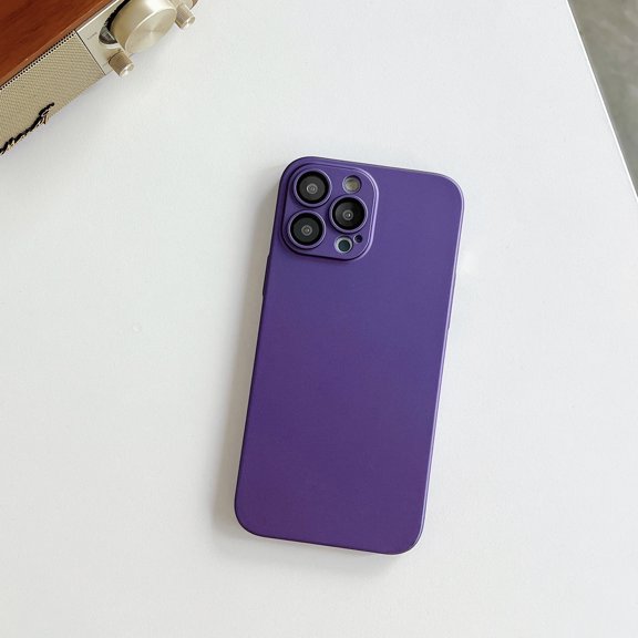 Slim Case for Apple iPhone 11 Pro, with Camera Lens Screen Protector Anti-Scratch Drop Protection Shock Resistant Lightweight Rugged Bumper Phone Case for iPhone 11 Pro, Purple