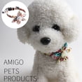 thumbnail image 3 of Collar de perro con flor de pata de estilo único, collar de perro ajustable con flor, collar duradero para mascotas,, 3 of 5