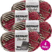 Multipack of 4 - Bernat Blanket Big Ball Yarn-Raspberry Trifle