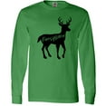 thumbnail image 3 of Inktastic Pennsylvania Black Deer Silhouette Long Sleeve T-Shirt, 3 of 5