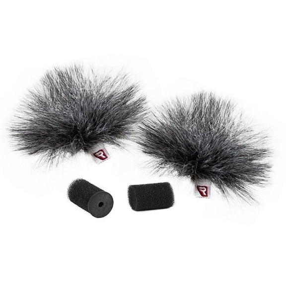 Rycote Single Ristretto Windjammer for Lavalier Microphones, Gray