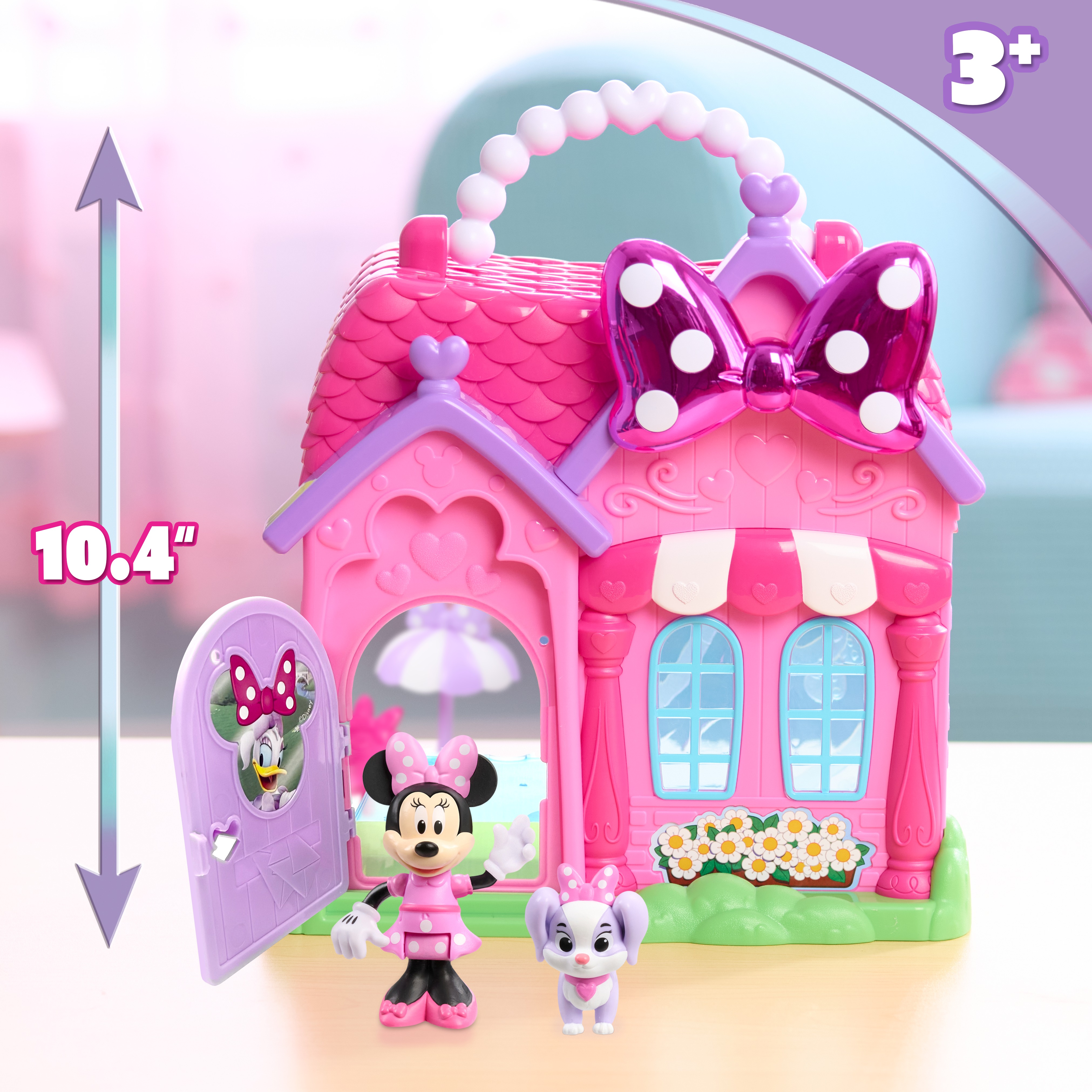 Disney Jr. Minnie Mouse Mini Mansion Playset Dollhouse photo 6
