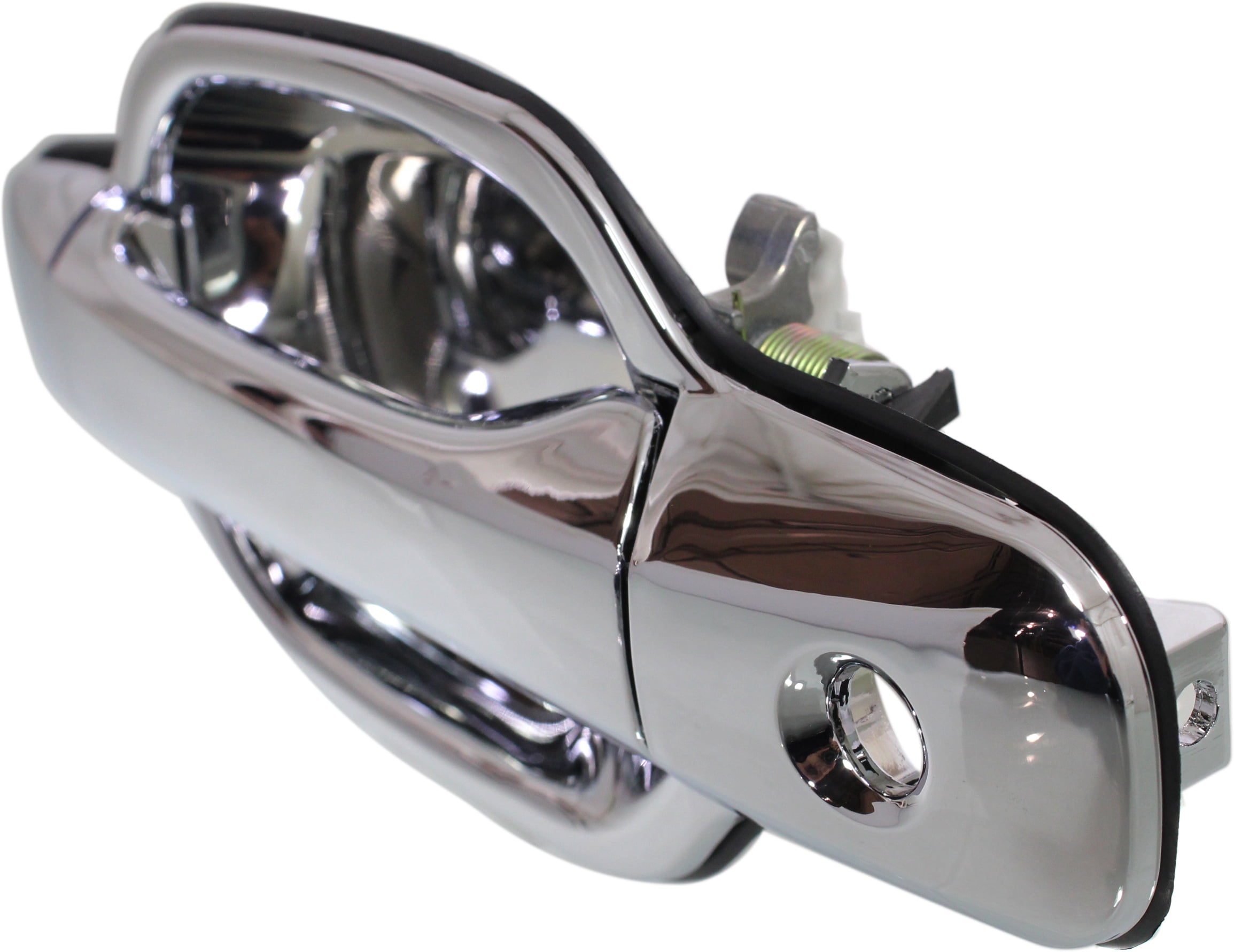 Replacement REPC462172C Exterior Door Handle Compatible with 2004-2012 Chevrolet Colorado GMC Canyon Front, Left Driver Chrome