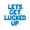 Blue, variant on Letter Balloons - LETS GET LUCKED UP 16" Inch Alphabet Letters Foil Mylar Balloon St. Patrick's Day Party Banner (Gold)