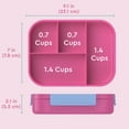 thumbnail image 6 of Bentgo Kids Snap & Go Leak-Proof Lunch Box - Rainbows and Butterflies, 6 of 6