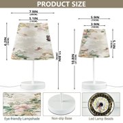 BZSMCE Table Lamp Creative Soft Blossom Elegance Pattern Simple Pattern Night Light