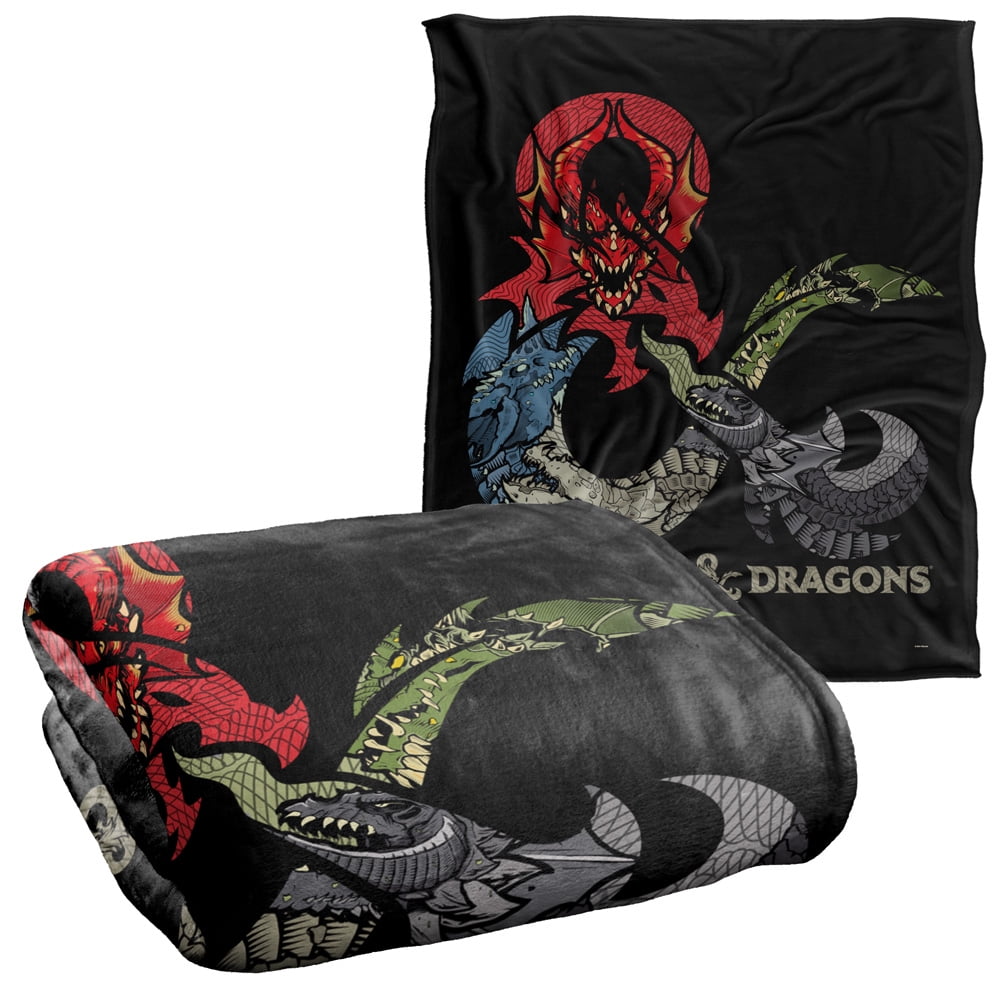 Dungeons and Dragons Dragons in Dragons Silky Touch Super Soft Throw Blanket 50' x 60'