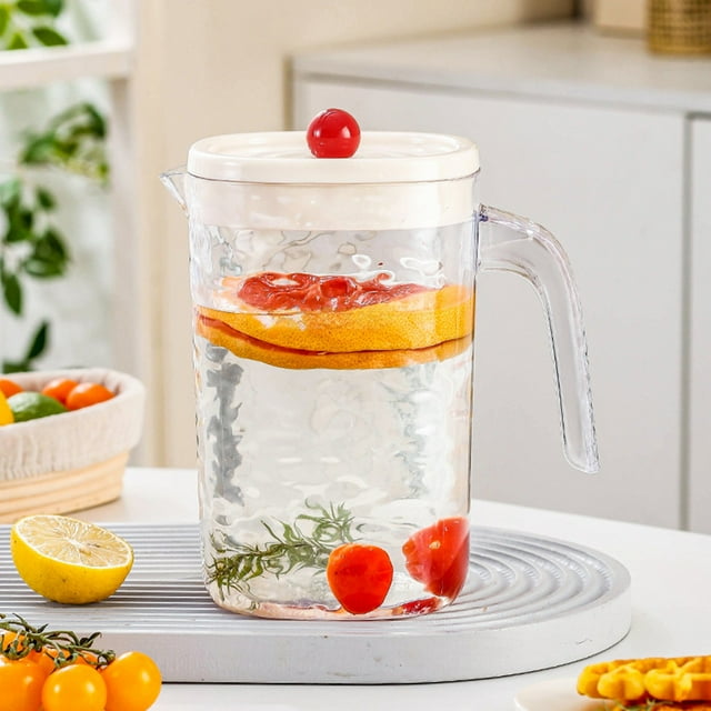 QTOCIO Dopamine Cold Water Kettle Household Living Room Large Capacity Water Kettle Tea Brewing Cold Boiled Juices Beverage Bucket