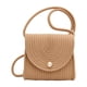 thumbnail image 1 of Bolso bandolera tejido para mujer, bolso de playa bohemio, bolso de hombro para vacaciones Caqui, 1 of 9