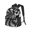 thumbnail image 2 of Vsdgher 3D Vortex Illusion Print Unisex Large Capacity Bookbag Schoolbag Casual Daypack for High School/College/Teens/Travel/Work, 2 of 8