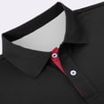 thumbnail image 6 of XAOFW Men's Polo Shirts Casual Slim Fit Short Sleeve Shirts Summer Wear With Cartoon Print Comfortable Tops L, 6 of 6