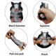 thumbnail image 3 of Pelota de descompresión para niños y adultos, lindo juguete de hámster para los dedos, pelota sensorial antiestrés, juguete para aliviar la tensión, regalo (negro), 3 of 5