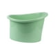 thumbnail image 5 of Cubo de baño infantil perfecl bañera de bebé soporte de respaldo alto verde, 5 of 8