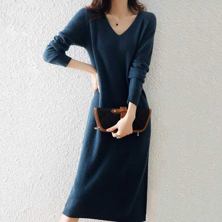 dressing leather Vegan Leather Tunic Dress in Black Small main image 1