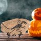 thumbnail image 4 of WORGEOUS Juego de decoraciones de fósiles de dinosaurio, espécimen de dinosaurio simulado, adorno fósil, 1 Juego, 4 of 8