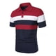 thumbnail image 3 of Playeras Casual De Manga Corta A Rayas De Moda Para Hombre, 3 of 8