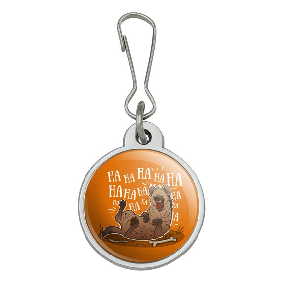 Laughing Hyena Jacket Handbag Purse Luggage Backpack Zipper Pull Charm