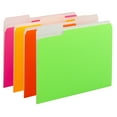thumbnail image 3 of Smead File Folder, 1/3 Cut, Letter, Neon Colors, 12/Pack (11925), 3 of 5