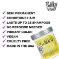 thumbnail image 3 of Punky Bright Yellow Semi Permanent Conditioning Hair Color, Non-Damaging Hair Dye, Vegan, PPD and Paraben Free, Transforms to Vibrant Hair Color, Easy To Use and Apply Hair Tint, lasts up to, 3 of 6