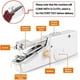 thumbnail image 4 of Mini máquina de coser, máquina de coser eléctrica portátil para uso doméstico, viajes cortos, ropa para niños, reparación rápida inalámbrica, bricolaje fácil en casa, 4 of 8