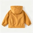 thumbnail image 4 of Agkizg Boys Waterproof Hooded Zip Up Jacket Lightweight Outdoor Casual Fall Coat, 4 of 4