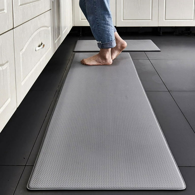 Willstar Kitchen Mats Rug Anti Fatigue Standing Mat Oil Resistant Floor Mats  for Kitchen Office 