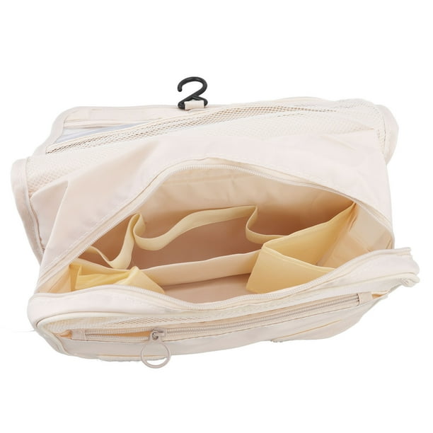 Travel Cosmetic Case Travel Toiletry Bag Waterproof Hanging Hook Design Durable Beige Color For Travel Accessories For Cosmetic For Women ANGGREK Otros
