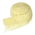thumbnail image 1 of Tejido de Piel Sintética Uxcell, 60 x 2 Pulgadas de Piel Sintética Esponjosa, Tiras Pre-cortadas para Manualidades de Barba, Amarillo Crema, 1 of 7