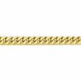 thumbnail image 3 of 10K Yellow Gold 7.3mm Semi-Solid Miami Cuban Chain (22 X 7.3) Made In South Africa 10bc156-22, 3 of 5